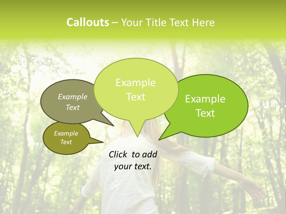 Individuality Sundress Freshness PowerPoint Template