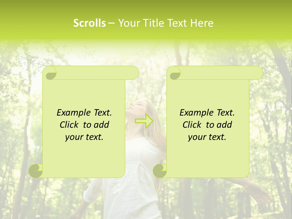 Individuality Sundress Freshness PowerPoint Template