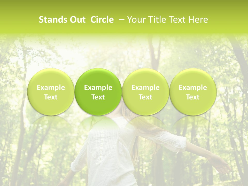 Individuality Sundress Freshness PowerPoint Template