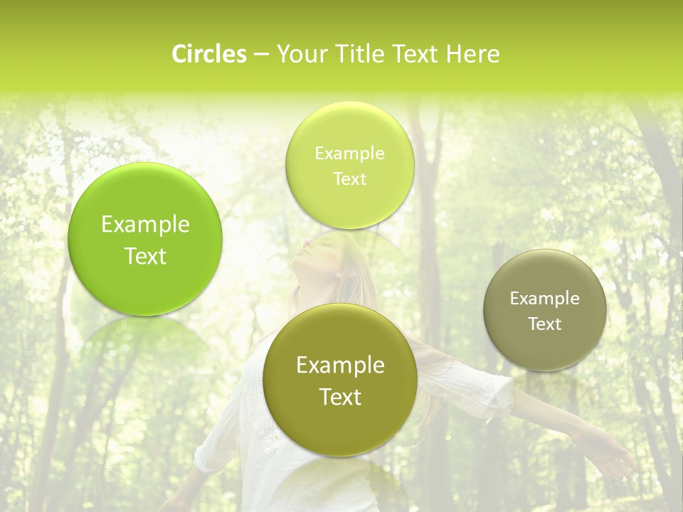 Individuality Sundress Freshness PowerPoint Template