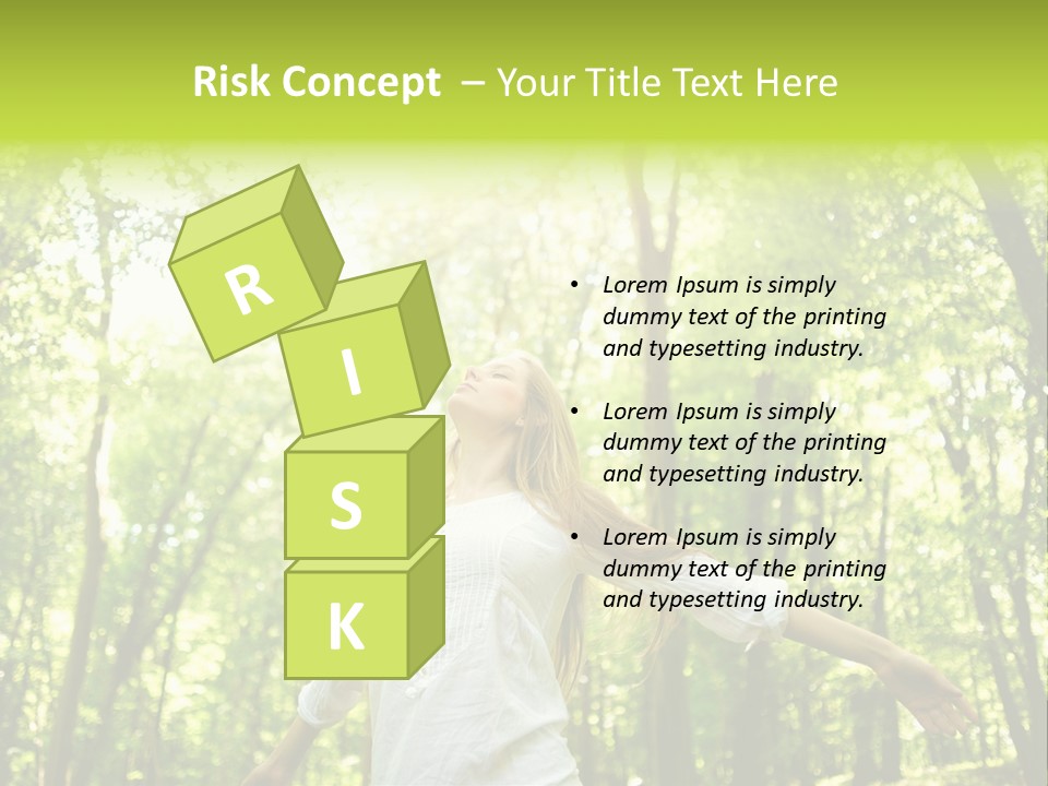 Individuality Sundress Freshness PowerPoint Template