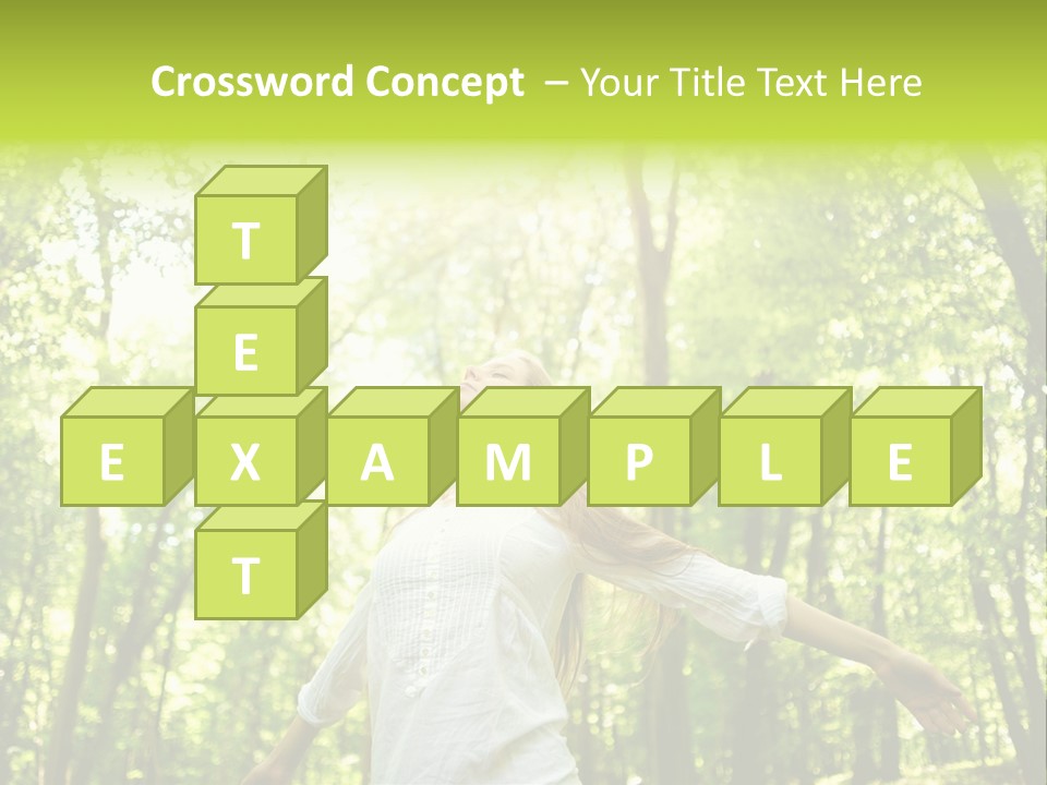 Individuality Sundress Freshness PowerPoint Template