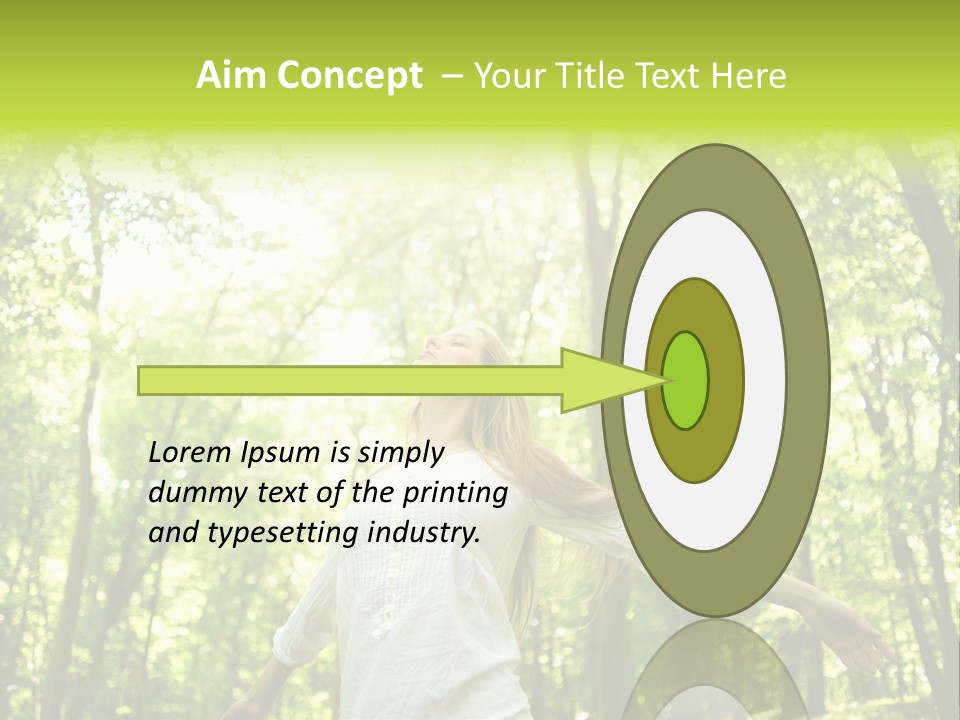 Individuality Sundress Freshness PowerPoint Template