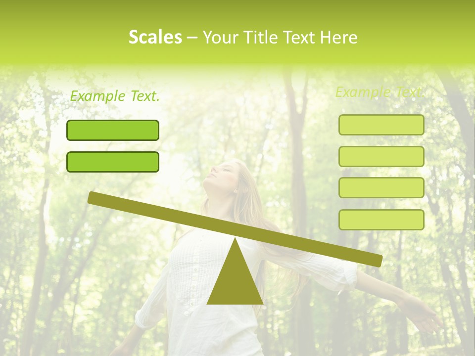 Individuality Sundress Freshness PowerPoint Template