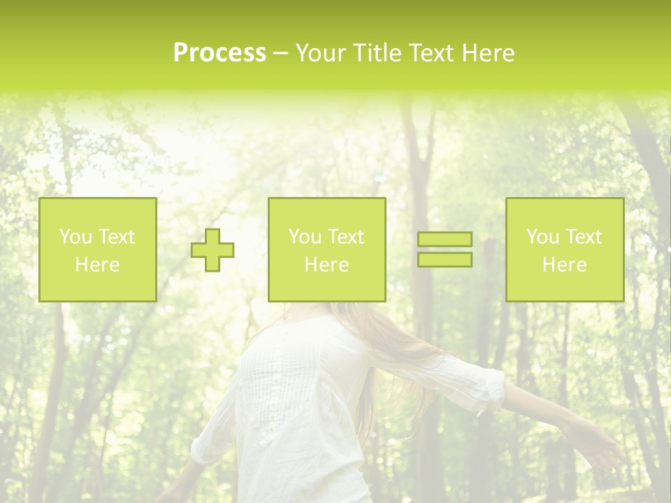 Individuality Sundress Freshness PowerPoint Template