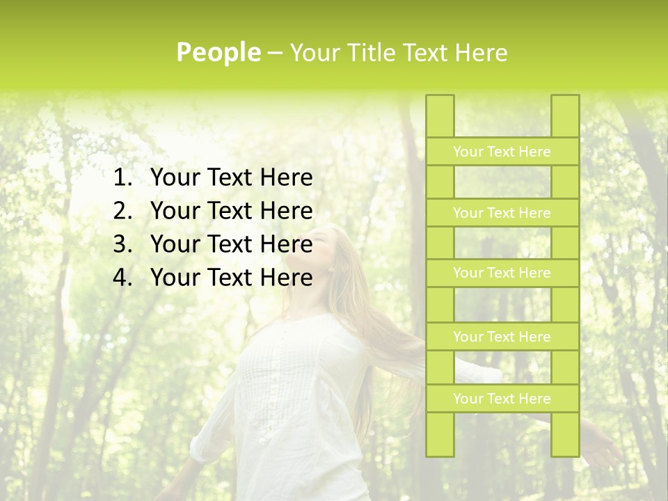 Individuality Sundress Freshness PowerPoint Template