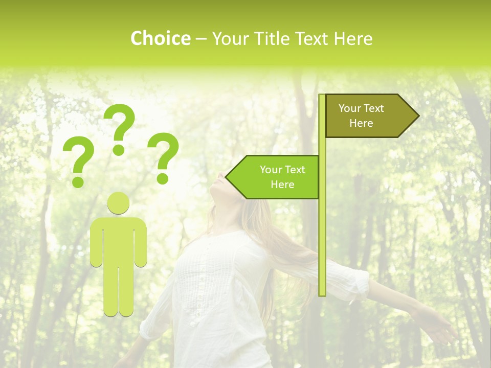 Individuality Sundress Freshness PowerPoint Template