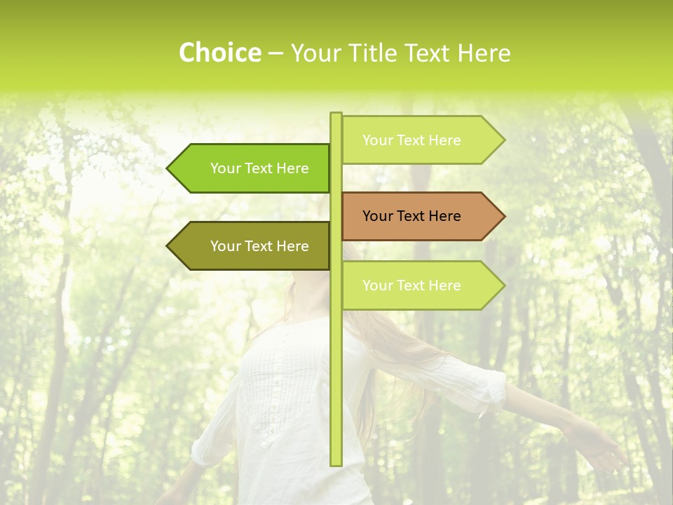 Individuality Sundress Freshness PowerPoint Template