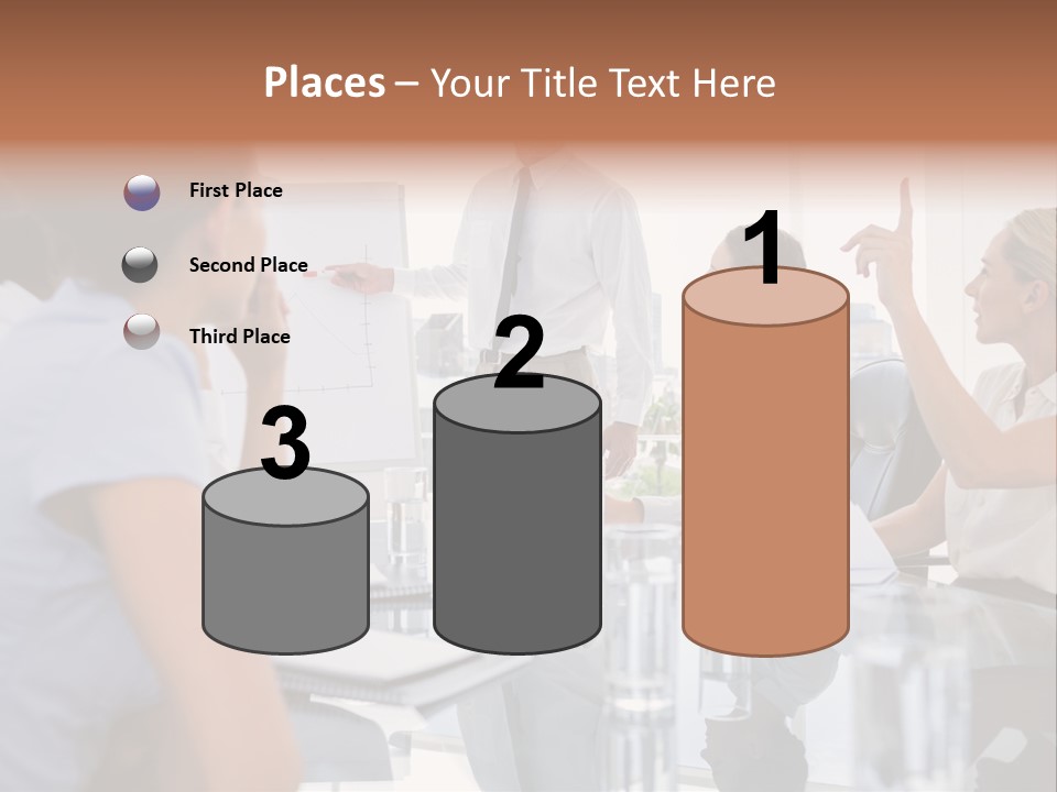 Graph Chart Partnership PowerPoint Template