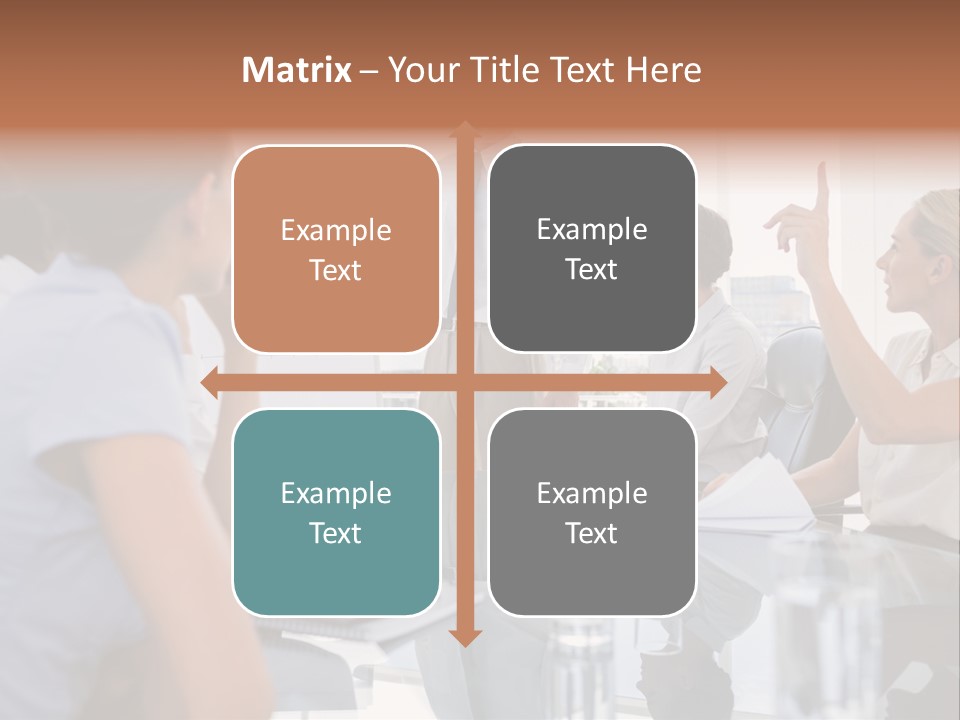 Graph Chart Partnership PowerPoint Template