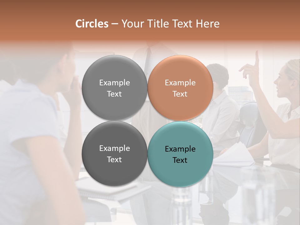 Graph Chart Partnership PowerPoint Template