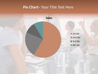 Graph Chart Partnership PowerPoint Template