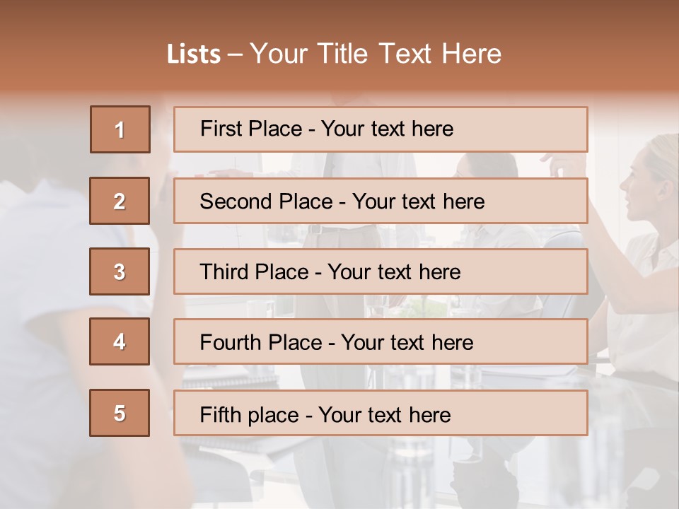Graph Chart Partnership PowerPoint Template