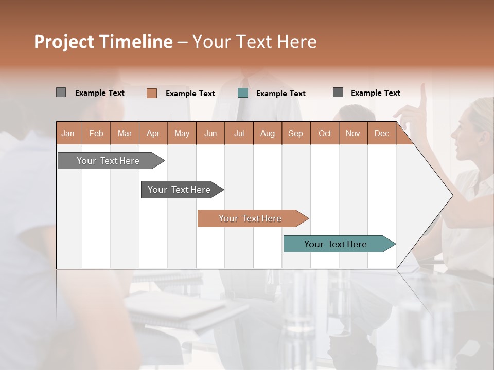 Graph Chart Partnership PowerPoint Template