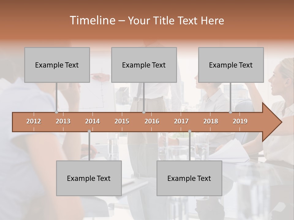 Graph Chart Partnership PowerPoint Template