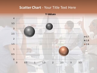 Graph Chart Partnership PowerPoint Template