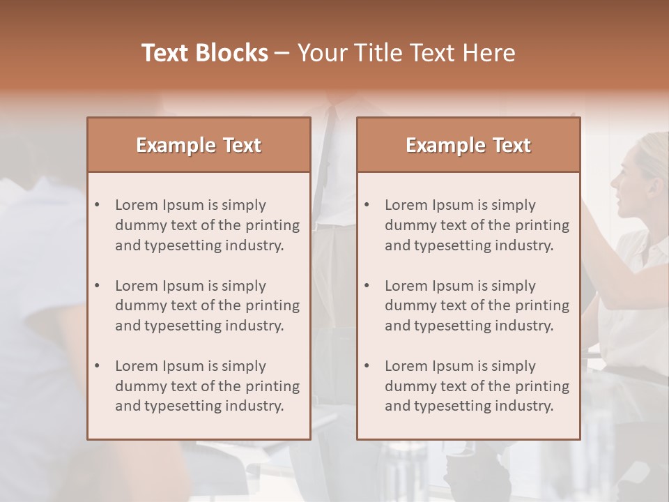 Graph Chart Partnership PowerPoint Template
