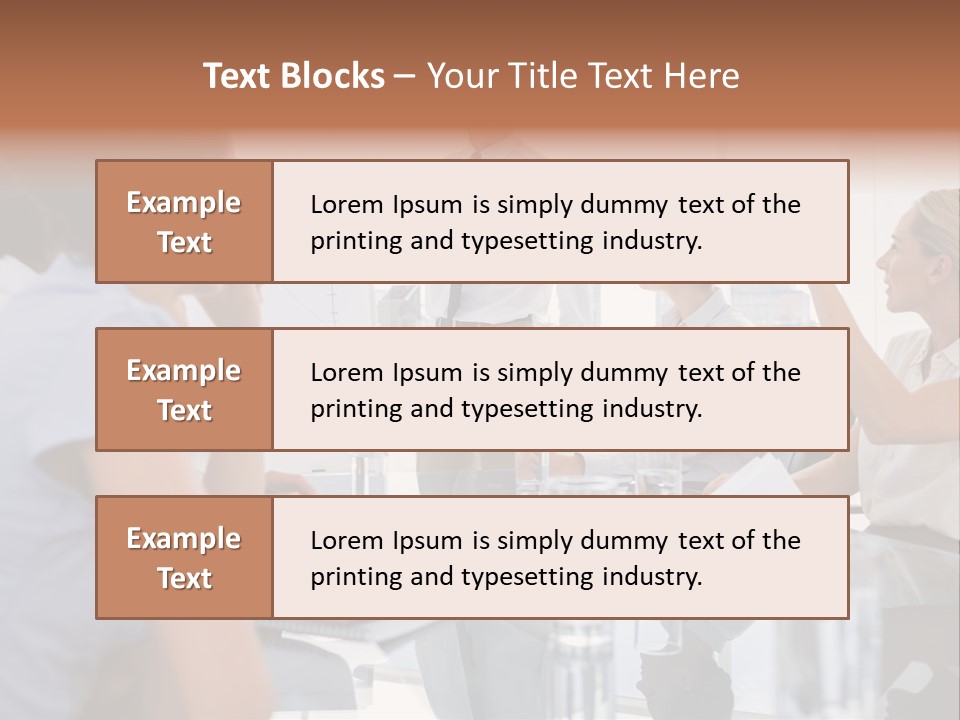 Graph Chart Partnership PowerPoint Template