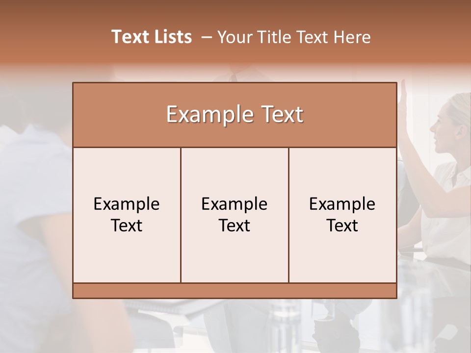 Graph Chart Partnership PowerPoint Template