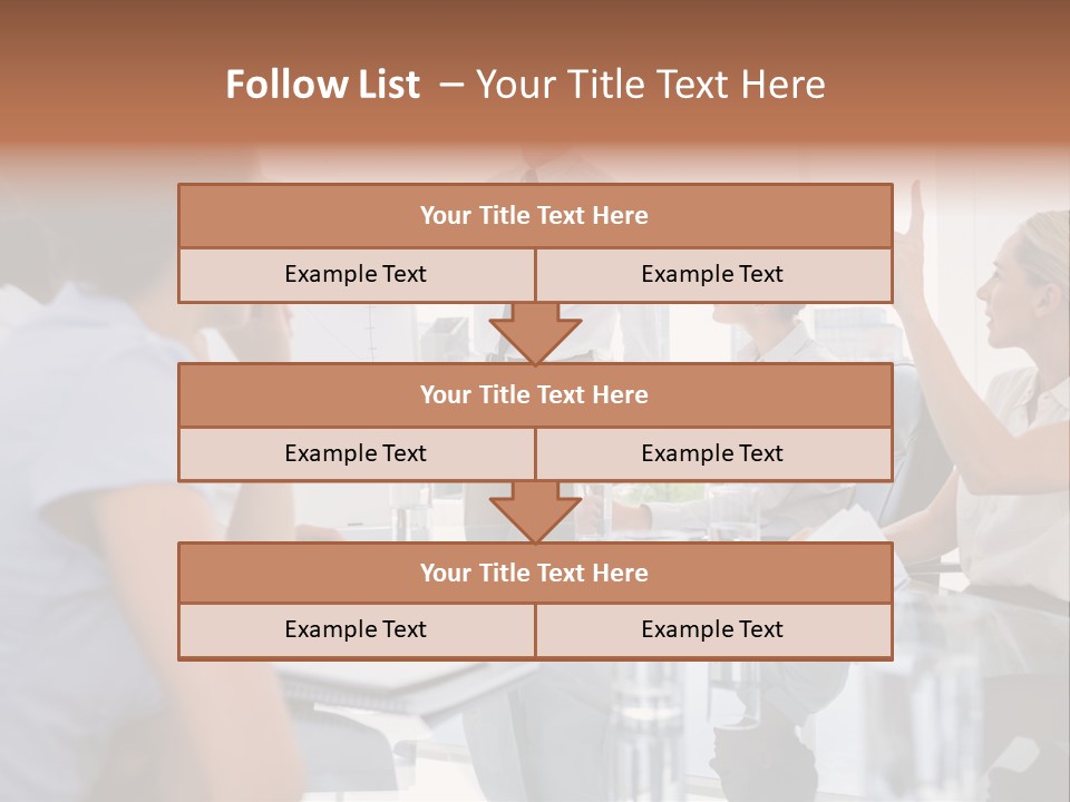 Graph Chart Partnership PowerPoint Template