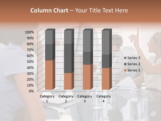 Graph Chart Partnership PowerPoint Template