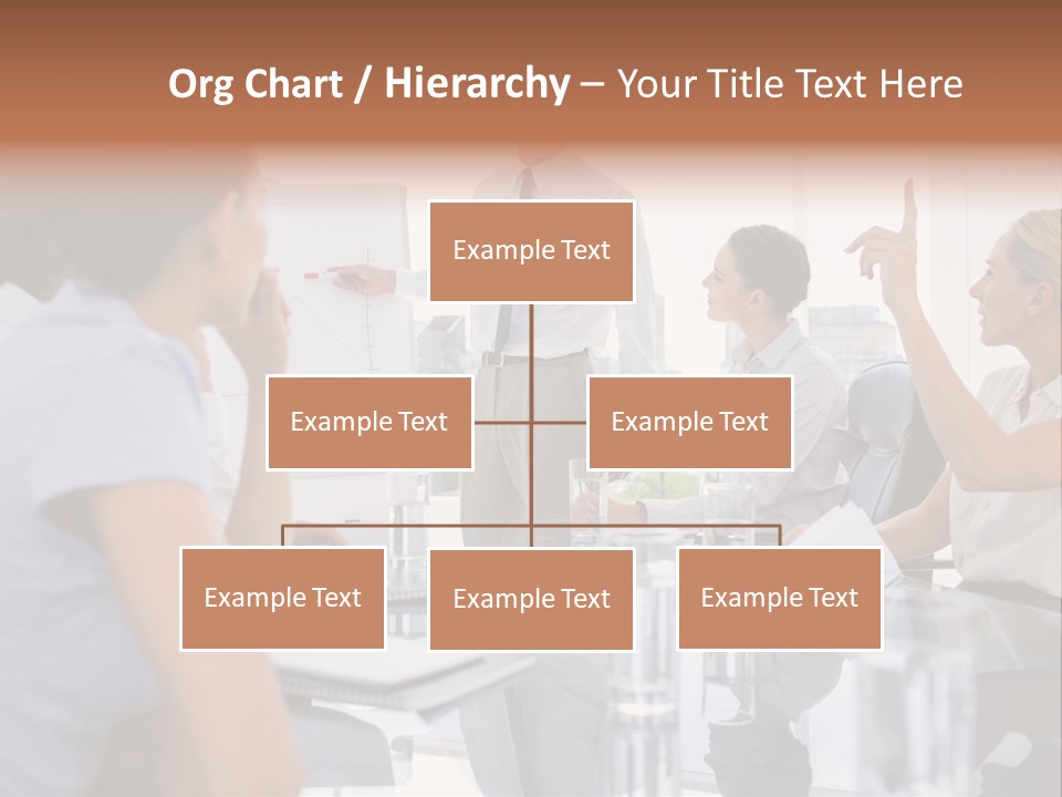 Graph Chart Partnership PowerPoint Template