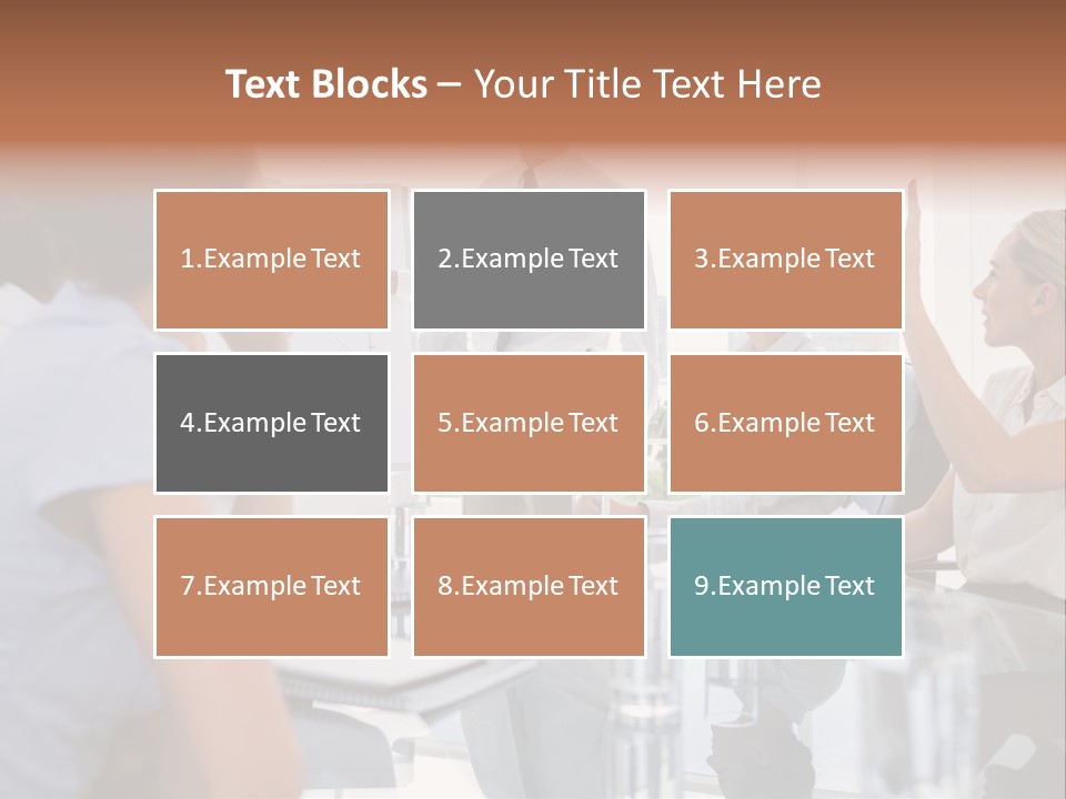 Graph Chart Partnership PowerPoint Template