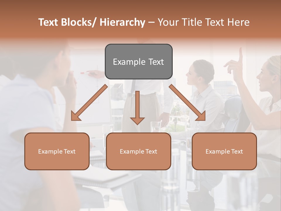 Graph Chart Partnership PowerPoint Template