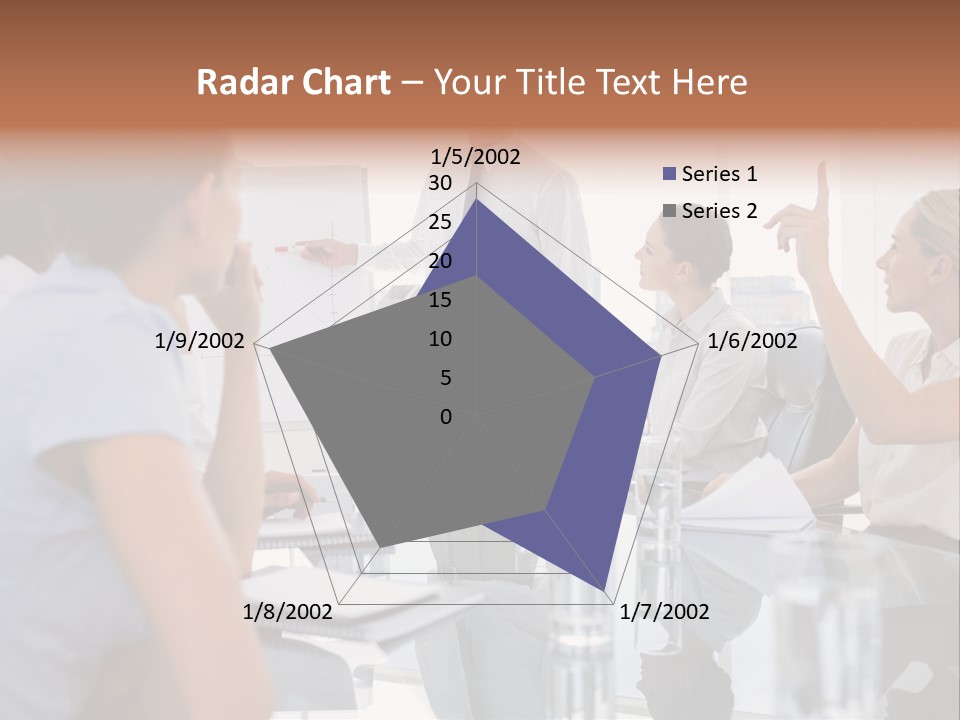 Graph Chart Partnership PowerPoint Template
