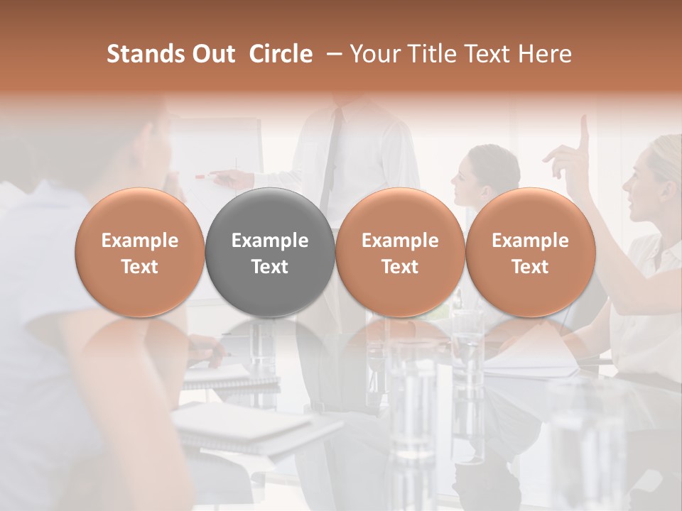 Graph Chart Partnership PowerPoint Template