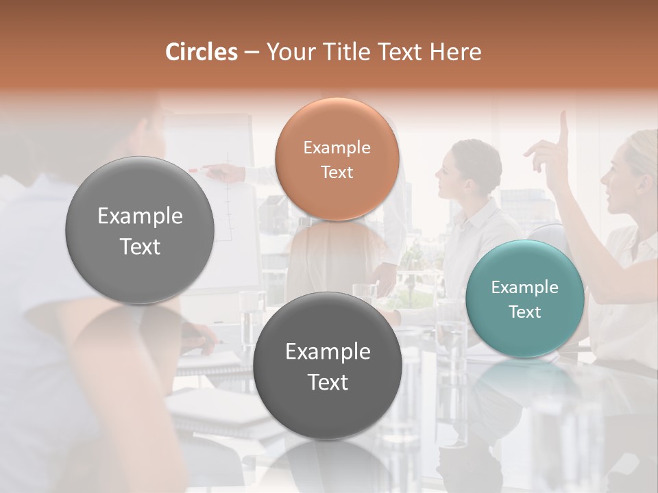 Graph Chart Partnership PowerPoint Template