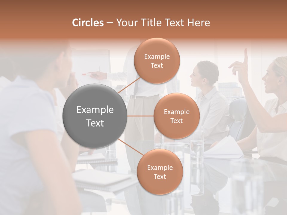 Graph Chart Partnership PowerPoint Template