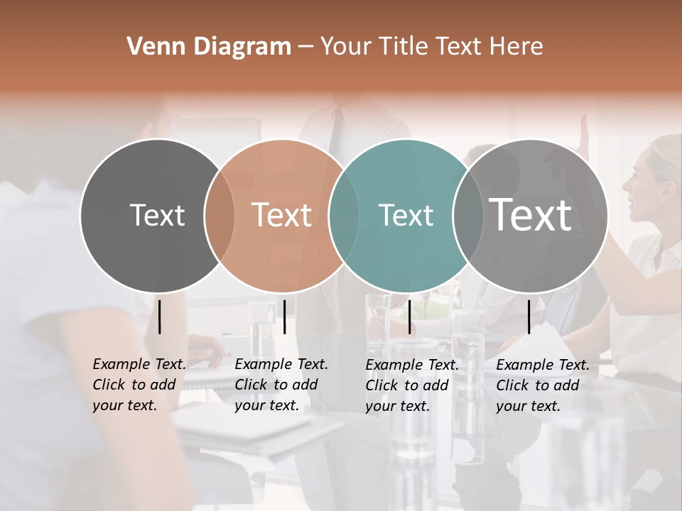 Graph Chart Partnership PowerPoint Template