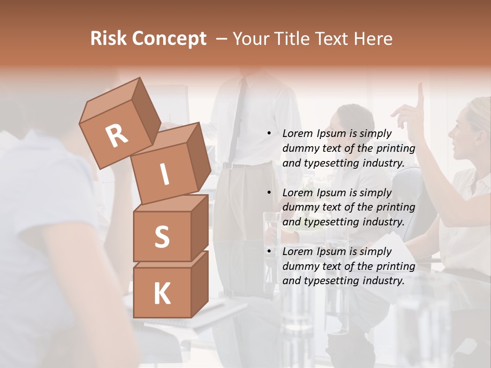Graph Chart Partnership PowerPoint Template