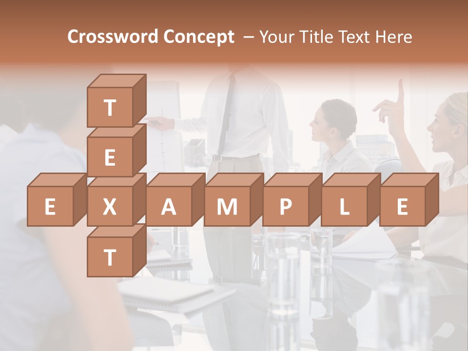 Graph Chart Partnership PowerPoint Template