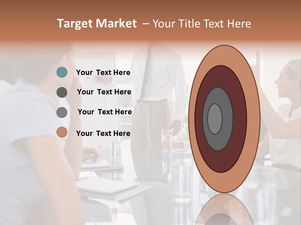 Graph Chart Partnership PowerPoint Template