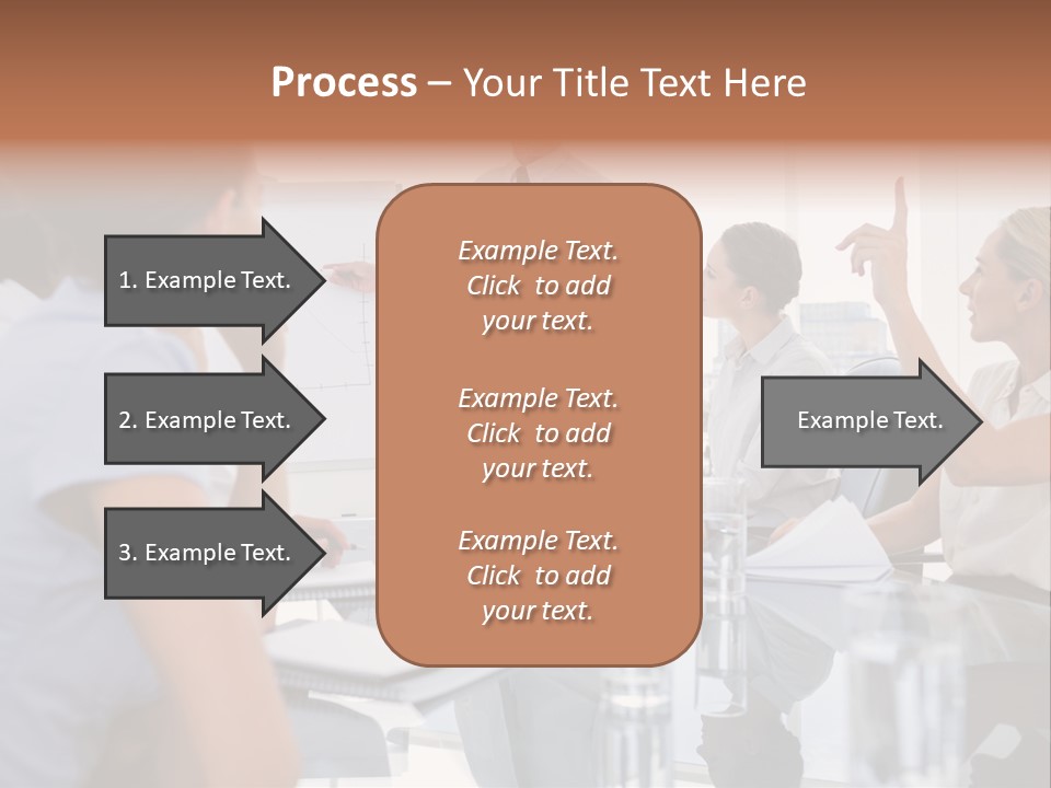 Graph Chart Partnership PowerPoint Template