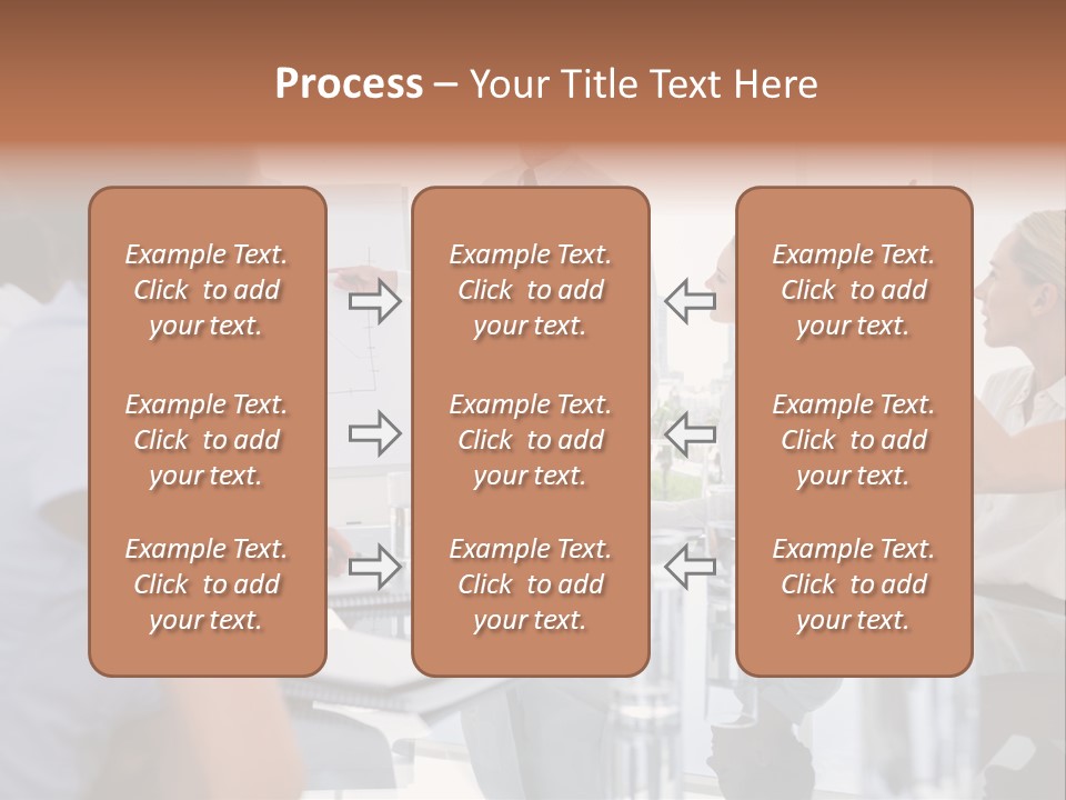 Graph Chart Partnership PowerPoint Template