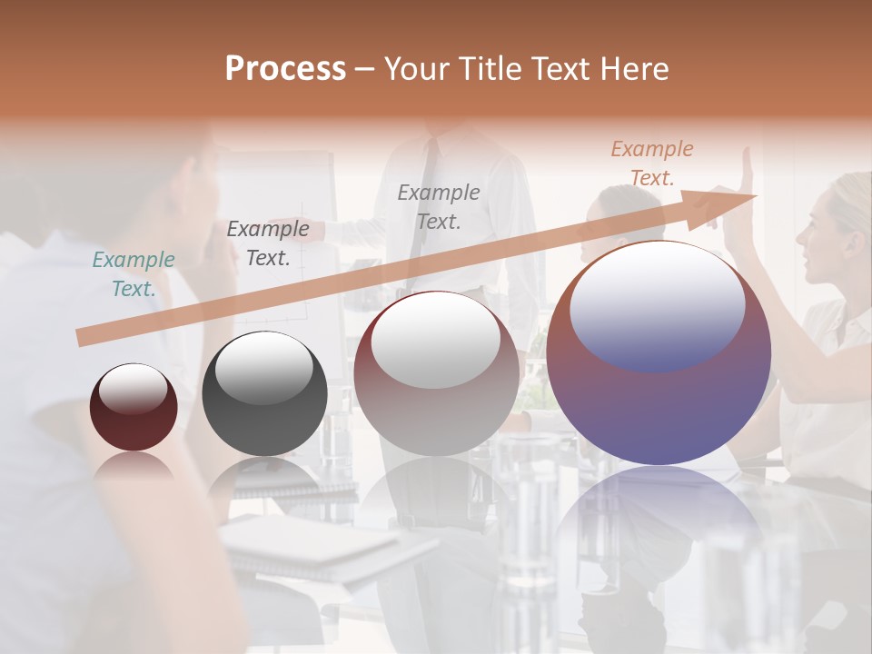 Graph Chart Partnership PowerPoint Template