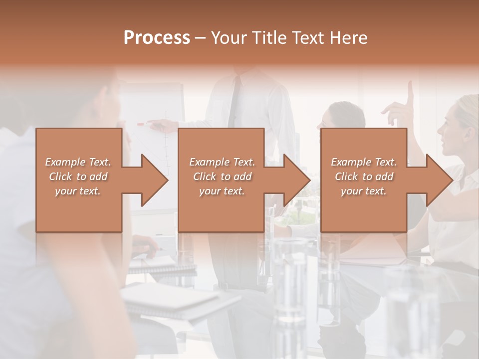 Graph Chart Partnership PowerPoint Template