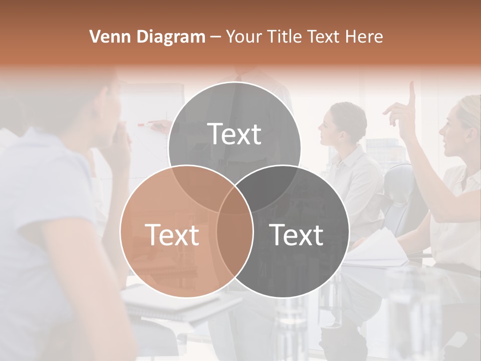 Graph Chart Partnership PowerPoint Template