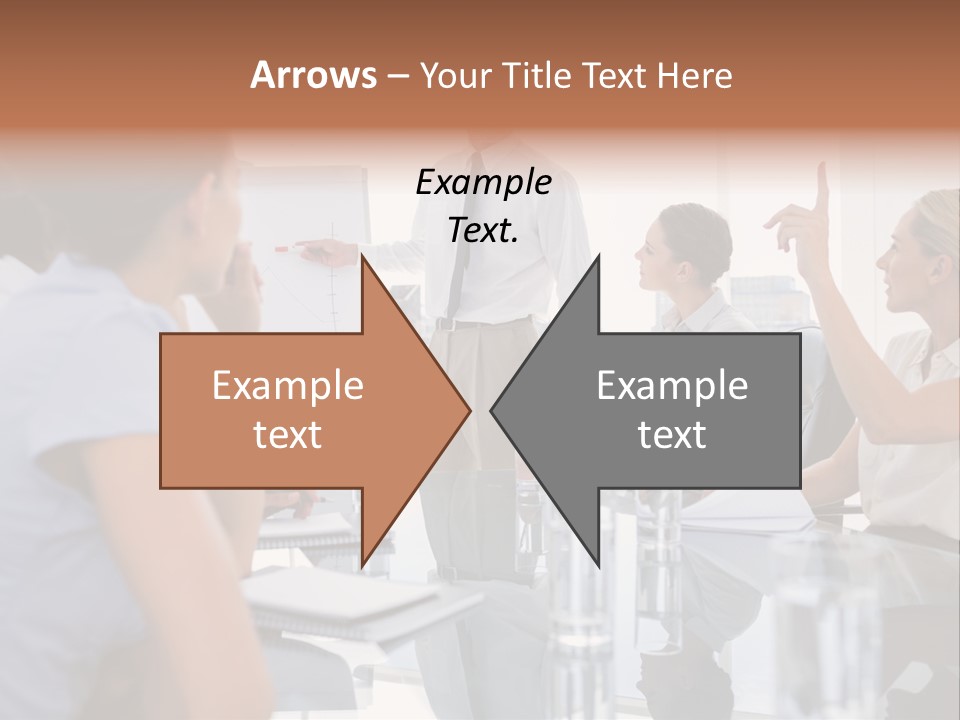 Graph Chart Partnership PowerPoint Template