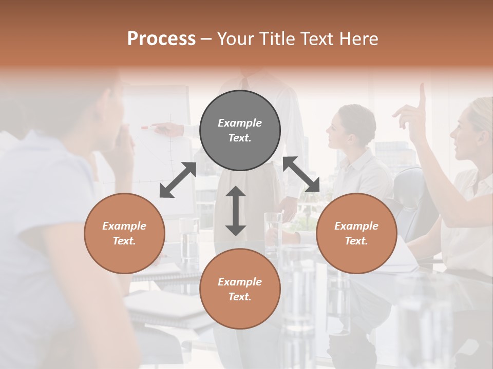 Graph Chart Partnership PowerPoint Template