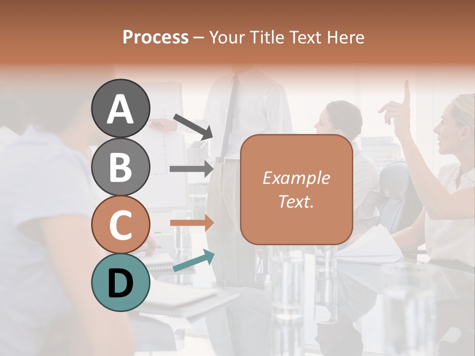 Graph Chart Partnership PowerPoint Template