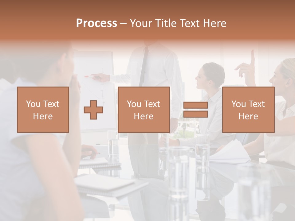Graph Chart Partnership PowerPoint Template