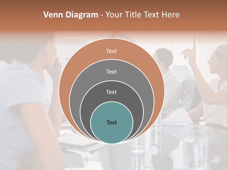 Graph Chart Partnership PowerPoint Template