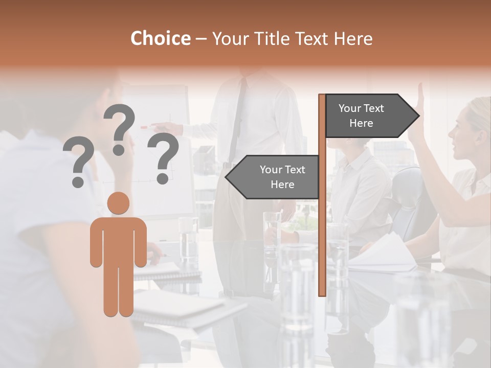 Graph Chart Partnership PowerPoint Template