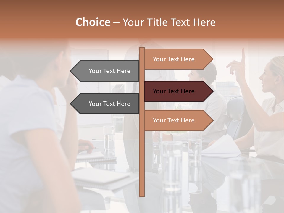 Graph Chart Partnership PowerPoint Template
