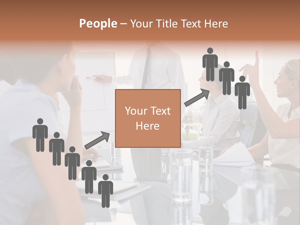 Graph Chart Partnership PowerPoint Template