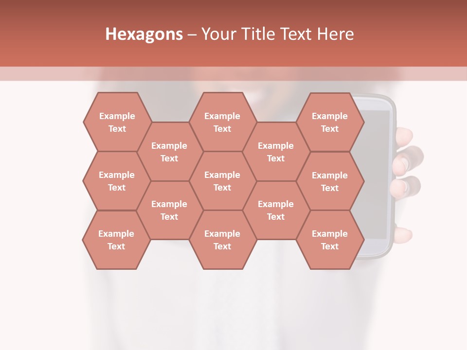 Looking At Camera Scarf Frizzy PowerPoint Template